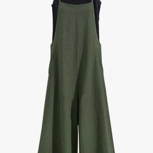 Olive Green Women's Jumpsuit